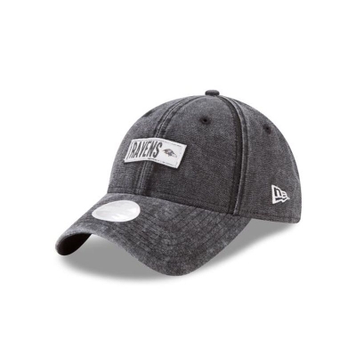 Baltimore Ravens Gorra | New Era NFL Rugged Tag 9twenty Adjustable Cap Mexico - Negros